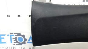 Rear left door panel for Jeep Compass 22-26, gray and black, brown leather insert, under the tweeter, dry-cleanable, scratches