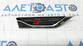 Front right fender molding for Audi A5 F5 18-25 chrome, S-Line, broken fasteners
