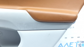 Black rear right door panel for Jeep Compass 22-26, gray cloth insert for the tweeter, dry-cleanable