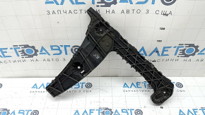 The rear bumper mount on the left wing of the Audi A5 F5 20-25 is broken, there are cracks and fractures.