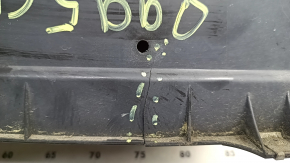 The air suspension compressor cover on the Audi E-Tron 19-23 is cracked.