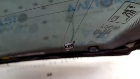 Rear right window, blind glass, tinted, chrome, Audi E-Tron 19-23, Quattro, dented molding