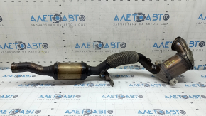 VW Tiguan 18-24 fwd exhaust pipe with catalytic converters and bracket