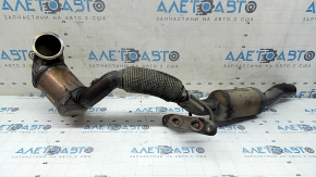 VW Tiguan 18-24 fwd exhaust pipe with catalytic converters and bracket