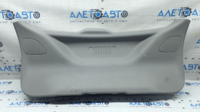 Jeep Compass 17-26 lower tailgate trim, gray, with plugs, needs cleaning, scratches, broken fasteners