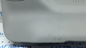 Jeep Compass 17-26 lower tailgate trim, gray, with plugs, needs cleaning, scratches, broken fasteners