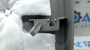 Jeep Compass 17-26 lower tailgate trim, gray, with plugs, needs cleaning, scratches, broken fasteners