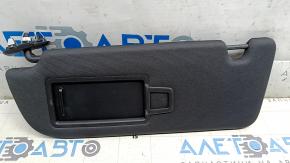 Left visor for Audi E-Tron 19-23, black with backlight