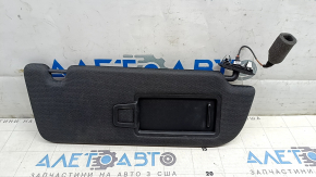 Right visor for Audi E-Tron 19-23, black with backlight