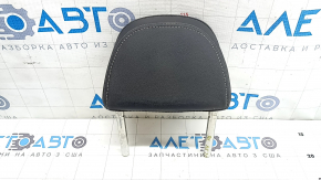 Rear left headrest 2nd row Audi A5 F5 20-25 5D leather black with gray stitching, wrinkled