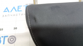 Rear left headrest 2nd row Audi A5 F5 20-25 5D leather black with gray stitching, wrinkled