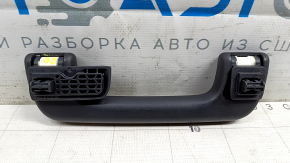 The rear right ceiling handle of the Audi E-Tron 20-23 is black and has some wear.