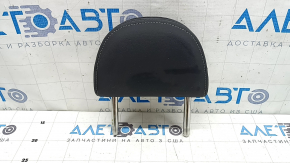 Rear right headrest, 2nd row, Audi A5 F5 20-25, 5D leather, black with gray stitching