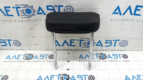 Rear center headrest 2nd row Audi A5 F5 20-25 5D leather black with gray stitching, wrinkled