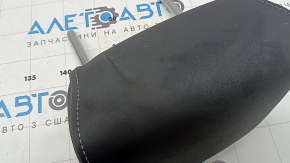 Rear center headrest 2nd row Audi A5 F5 20-25 5D leather black with gray stitching, wrinkled
