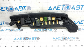 2nd row left side bolster for Audi A5 F5 20-25 5D leather, black
