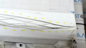 Left threshold for Mercedes A-class V177 19-22 AMG pack, white, scratches