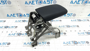 Audi A5 F5 20-25 black leather armrest with bracket, tears