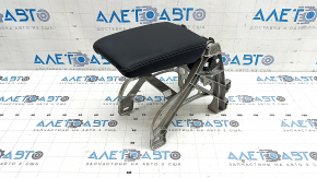 Audi A5 F5 20-25 black leather armrest with bracket, tears