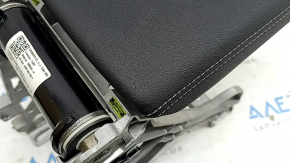 Audi A5 F5 20-25 black leather armrest with bracket, tears