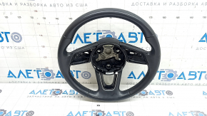 Audi A5 F5 20-25 black leather steering wheel without paddles and buttons, scratches