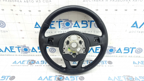 Audi A5 F5 20-25 black leather steering wheel without paddles and buttons, scratches