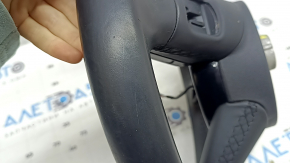 Audi A5 F5 20-25 black leather steering wheel without paddles and buttons, scratches
