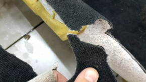 Audi A5 F5 21-25 5D black floor covering, needs cleaning, tears