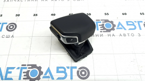 Audi A5 F5 20-25 gear knob with upper trim, black leather