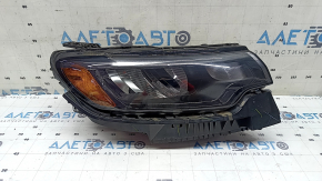 Jeep Compass 22-26 halogen + LED front right headlight with mounting bracket, sand