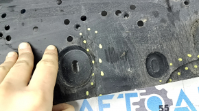 Audi A5 F5 20-25 S-Line front bumper guard cracks, no fragments