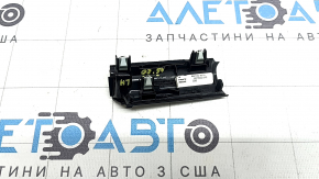 Upper left front panel trim for Audi A5 F5 17-24, gloss black, behind the monitor