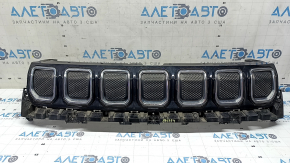 Jeep Compass 22-23 radiator grille assembly, 3 parts, chrome inserts, sand