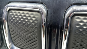 Jeep Compass 22-23 radiator grille assembly, 3 parts, chrome inserts, sand