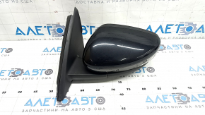Left side mirror assembly for Ford Escape MK4 20-22, 12-pin, heated, turn signal, memory, BSM, black