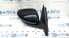Right side mirror assembly for Ford Escape MK4 20-22, 12 pins, heated, turn signal, memory, BSM, black