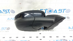 Right side mirror assembly for Ford Escape MK4 20-22, 12 pins, heated, turn signal, memory, BSM, black
