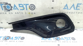 Left bumper grille Jeep Compass 22-26 black gloss under halogen fog lights, sand, rubbed