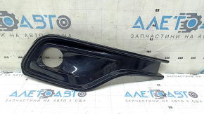 Right bumper grille for Jeep Compass 22-26, gloss black, halogen headlights, sand, scratches