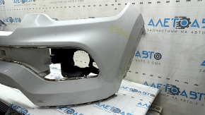 Jeep Compass 22-26 front bumper, bare upper part, without parking sensors, halogen fog lights, white PW7, scratches
