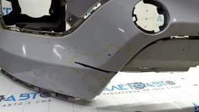 Jeep Compass 22-26 front bumper, bare upper part, without parking sensors, halogen fog lights, white PW7, scratches