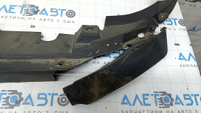 Jeep Compass 22-26 front bumper lip: structure, tears, scratches, cracks, scuffs