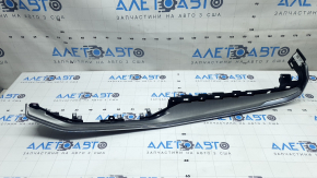Right lower front panel trim for Jeep Compass 22-26, graphite with chrome, minor scratches