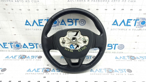 The steering wheel is bare, a Ford Escape MK4 20-22, leather, heated, the coating is peeling.