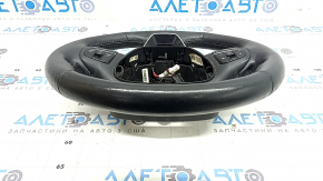 The steering wheel is bare, a Ford Escape MK4 20-22, leather, heated, the coating is peeling.
