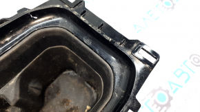 Jeep Compass 22-26 center console cup holder trim, gloss black, needs cleaning, scuffed