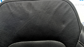 Ford Escape MK4 2023-2026 driver's seat back upholstery, black leather with perforation, heated, dents