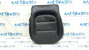 Ford Escape MK4 2022 passenger seat cushion upholstery, black leather with perforation, heated