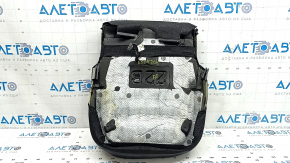 Ford Escape MK4 2022 passenger seat cushion upholstery, black leather with perforation, heated