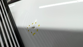 Rear left door assembly Jeep Compass 17-26 white PW7, butt, glue on linings and glass